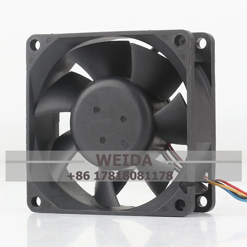 Delta AFB0712SH Chassis Fan 12V 0.76A 7CM 70x70x25MM Double Ball Bearing High Airflow Computer Case Fan for Heat Dissipation