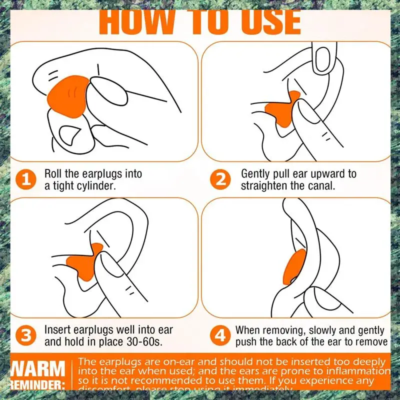 SCLS 21 paia di tappi per le orecchie per dormire Tappi per le orecchie in silicone modellabili riutilizzabili Tappi per le orecchie morbidi con cancellazione del rumore