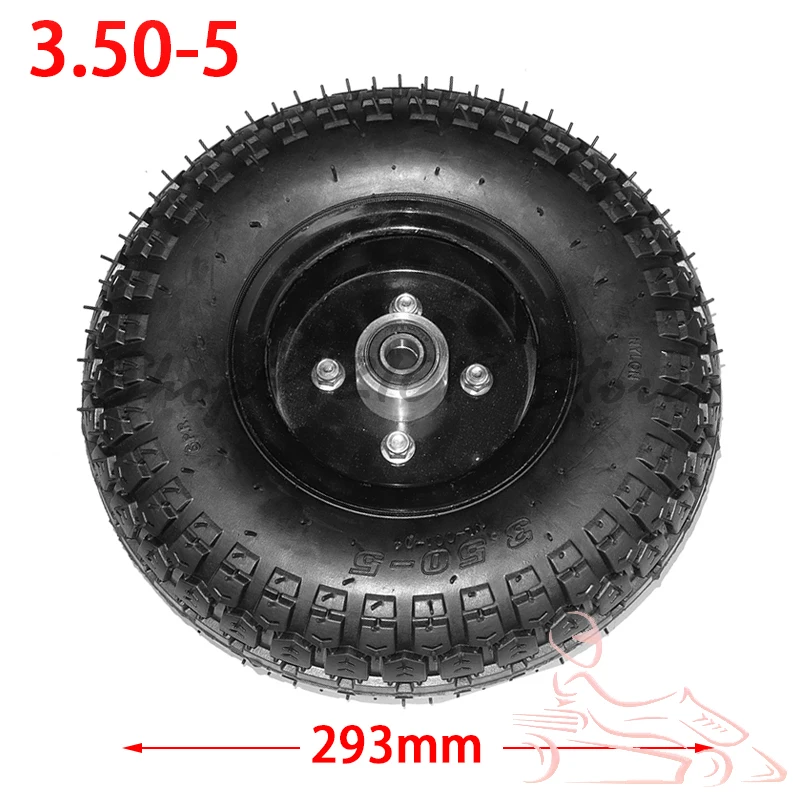 Brand new aluminum alloy wheels with 3.50-5 inner and outer tires, four-wheeled ATV kart, mini ATV, gasoline scooter, bicycle