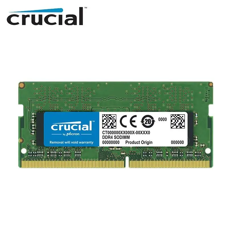 Crucial 4GB 8GB 16GB DDR4 RAM Memory 2133 2400 2666Mhz  PC4-19200 21300 25600 SODIMM RAM 1.2V 260-Pin For Laptop Notebook Memory