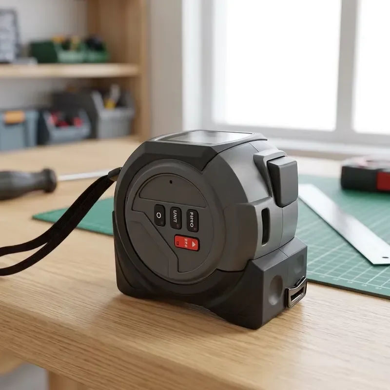 Digital Lase.r Tape Measure Dual Mode Lase.r Rangefinder and Steel Tape for Indoor Decoration Building Measurement Work