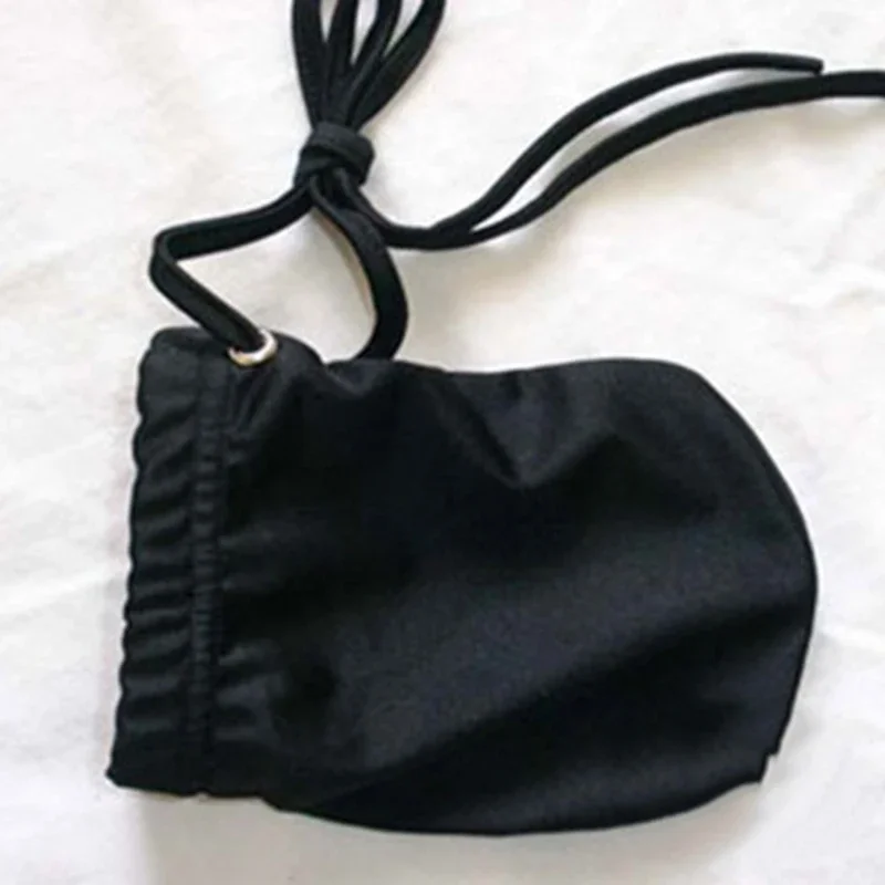 2021 New High Quality Men's Penis Pouch Bag Comfy Soft Sexy Lace-Up Penis Sheath Underwear Pouch Bag For Swim Shorts Swimwear
