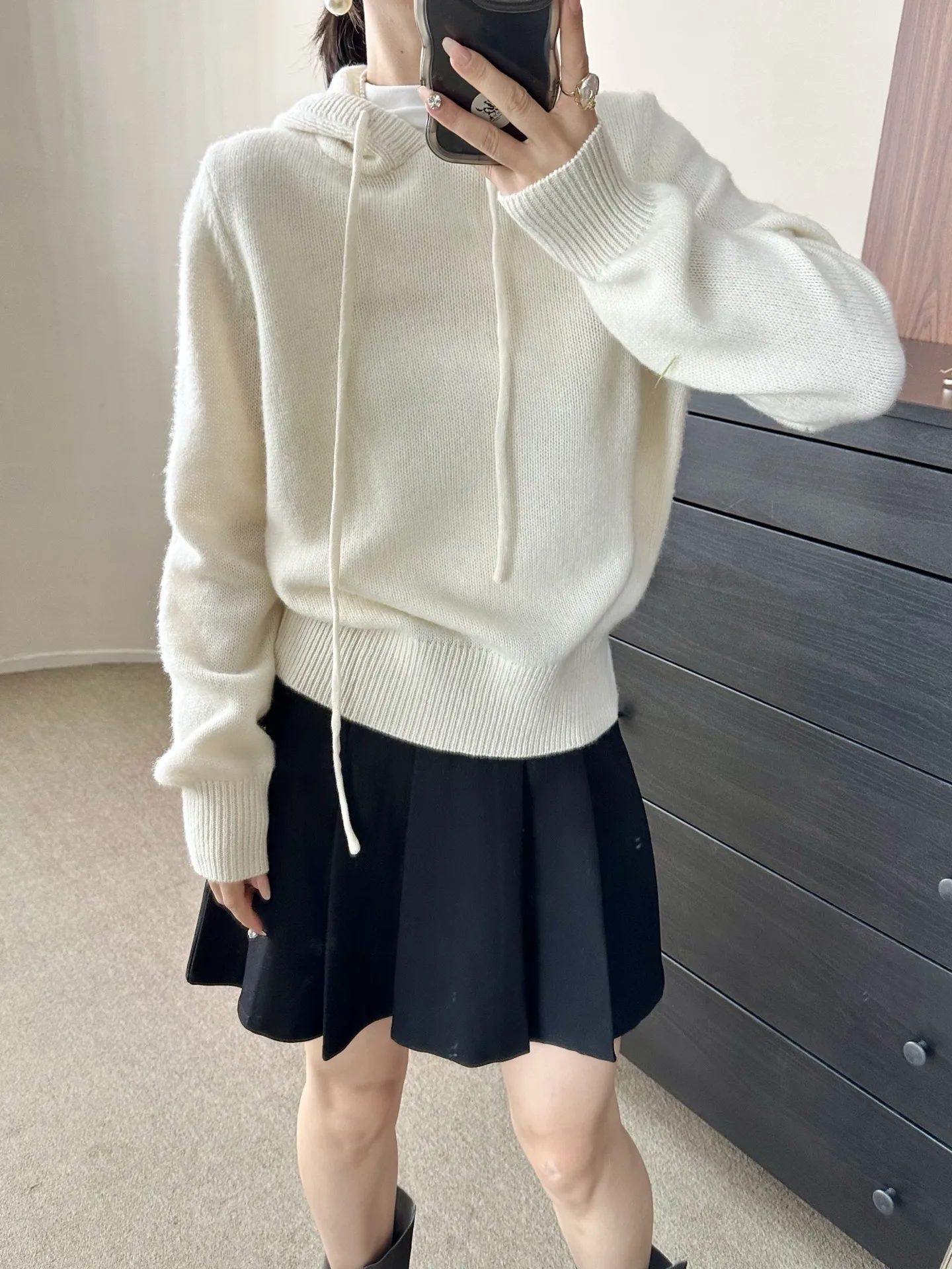 2025 Women's Clothing Loose hooded pullover1020