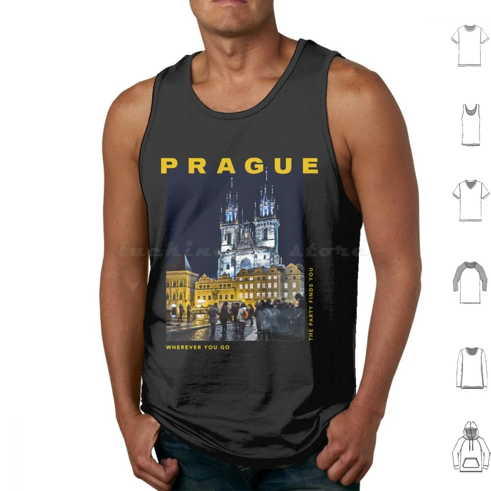 Camisetas sin mangas de Praga Chaleco sin mangas Sucesión Hbo Waystar Royco Waystar Royco Sucesión Hbo Kendall Roy Logan Roy Cousin Greg