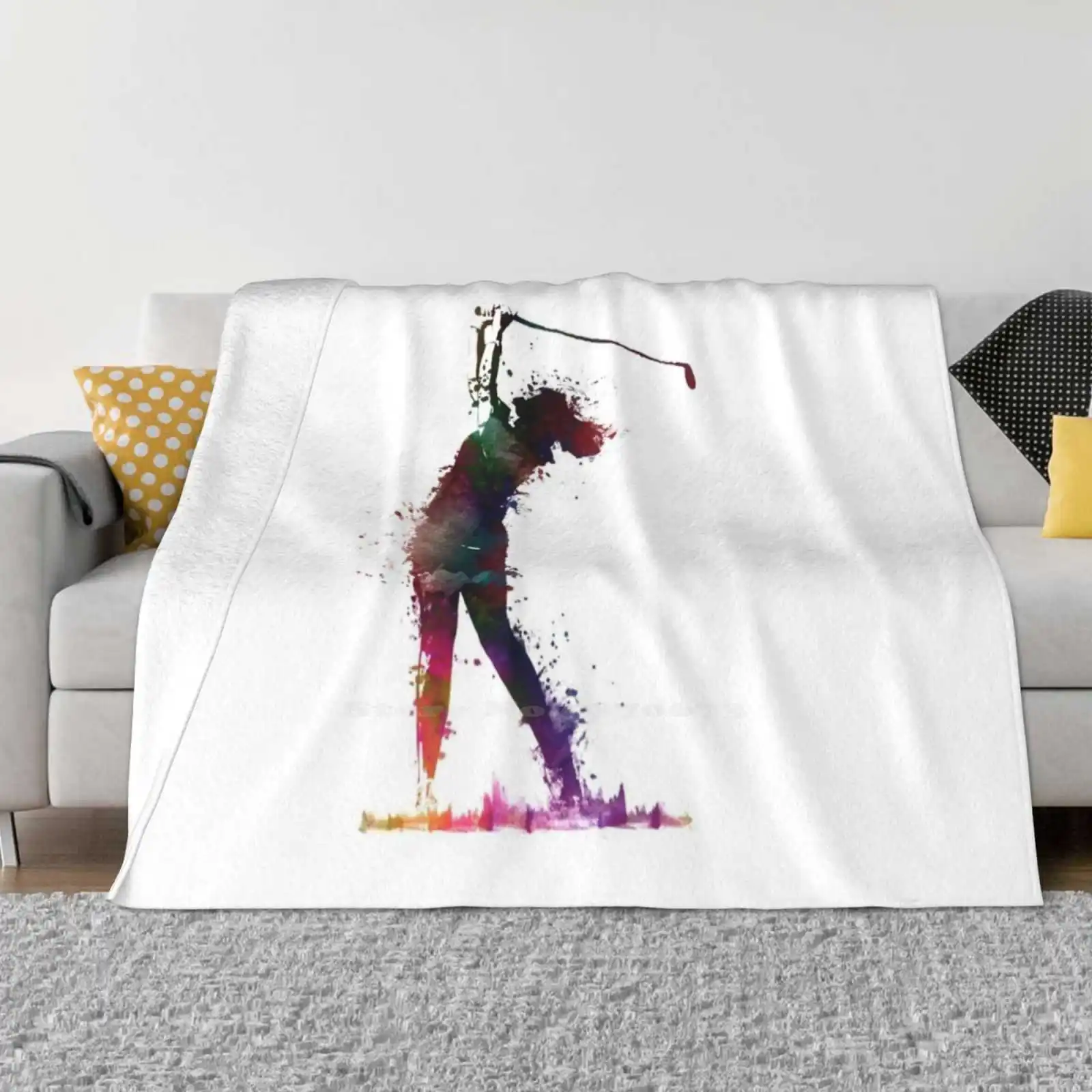 Golf Player 2 #Sport #Golf Soft Warm Throw Blanket Golf Player Players Sport Team Active Golf Club