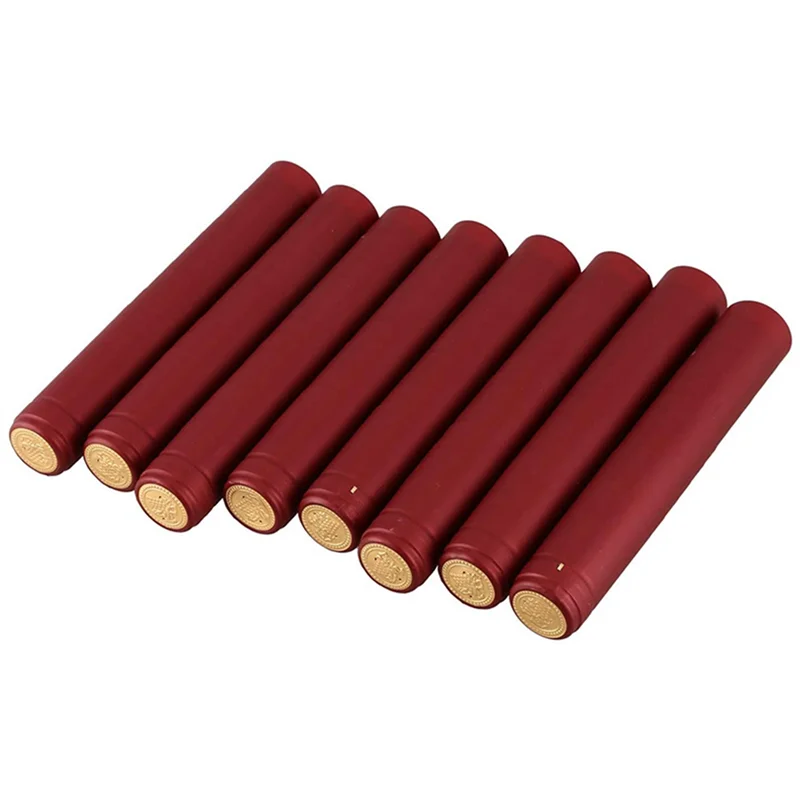 300 PVC Thermo-Shrinkable Cap With Tearing Line, Red Wine Cap, Plastic Cap, Self-Brewed Wine Bottle Sealing Cap
