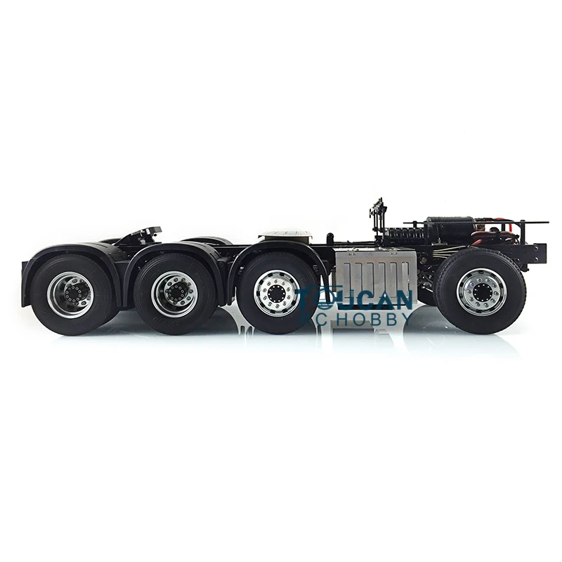 

LESU RC 8*8 Metal Chassis for DIY 1/14 Low-top Remote Control Tractor Truck 3363 Tamiyaya Model 56352 RC Toy TH16461