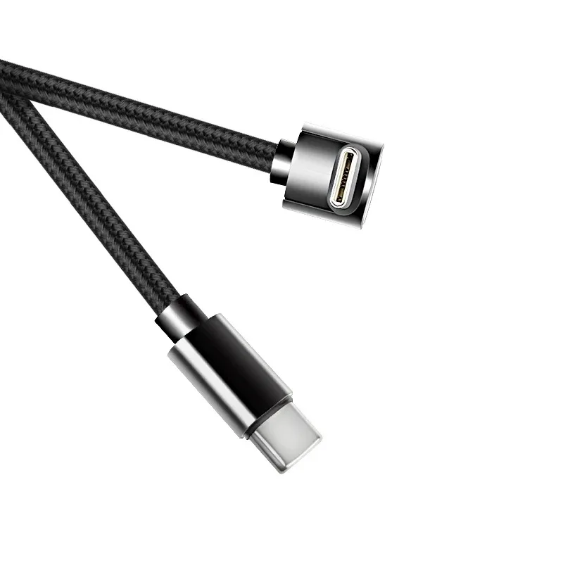 60W Schnellladekabel Typ C 90-Grad-Winkelkabel USB-C-Kabel für Samsung Xiaomi Redmi Gaming-Handy-Ladegerät USB-Kabel