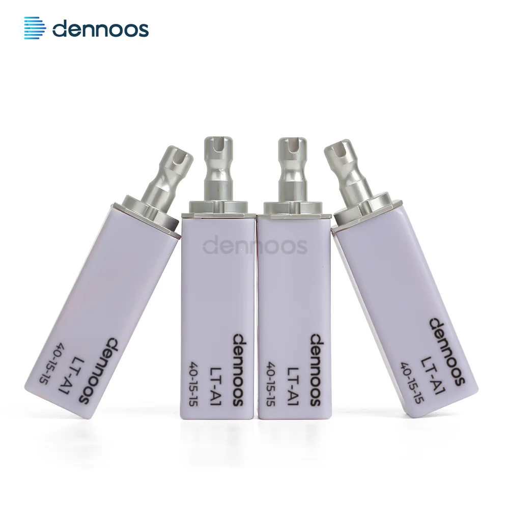 4PCS Dental Glass Ceramic Blocks B40 Lithium Disilicate HT/LT Inlay Crown Dental Lab CAD CAM