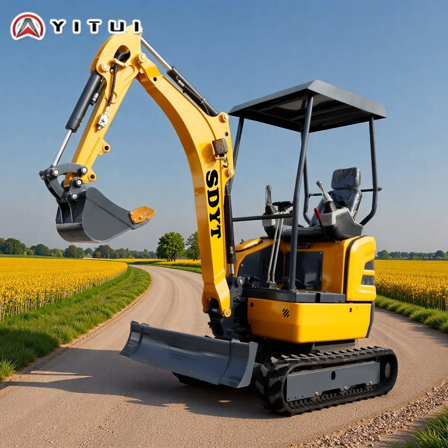 حفارة زاحفة مخصصة عالية الأداء محرك كوبوتا يورو 5/CE/EPA معتمدة 2.0 طن للبناء الأوروبي