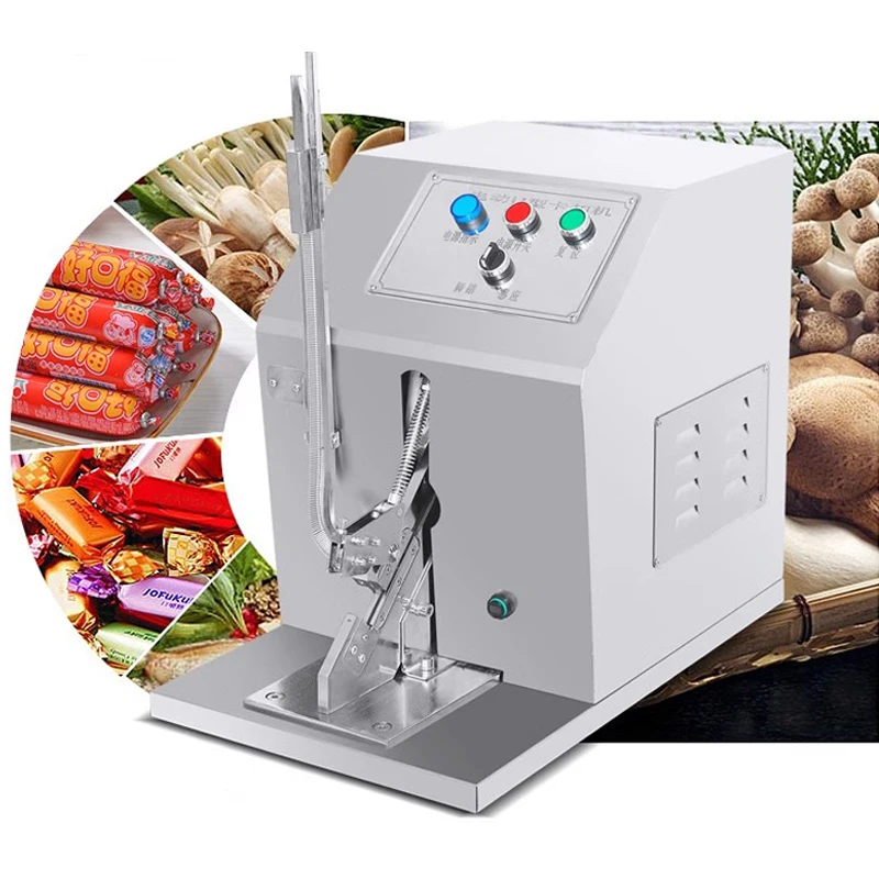 

Electric induction buckle machine Bread bag foot seal card punching machine U-shaped sausage buckle