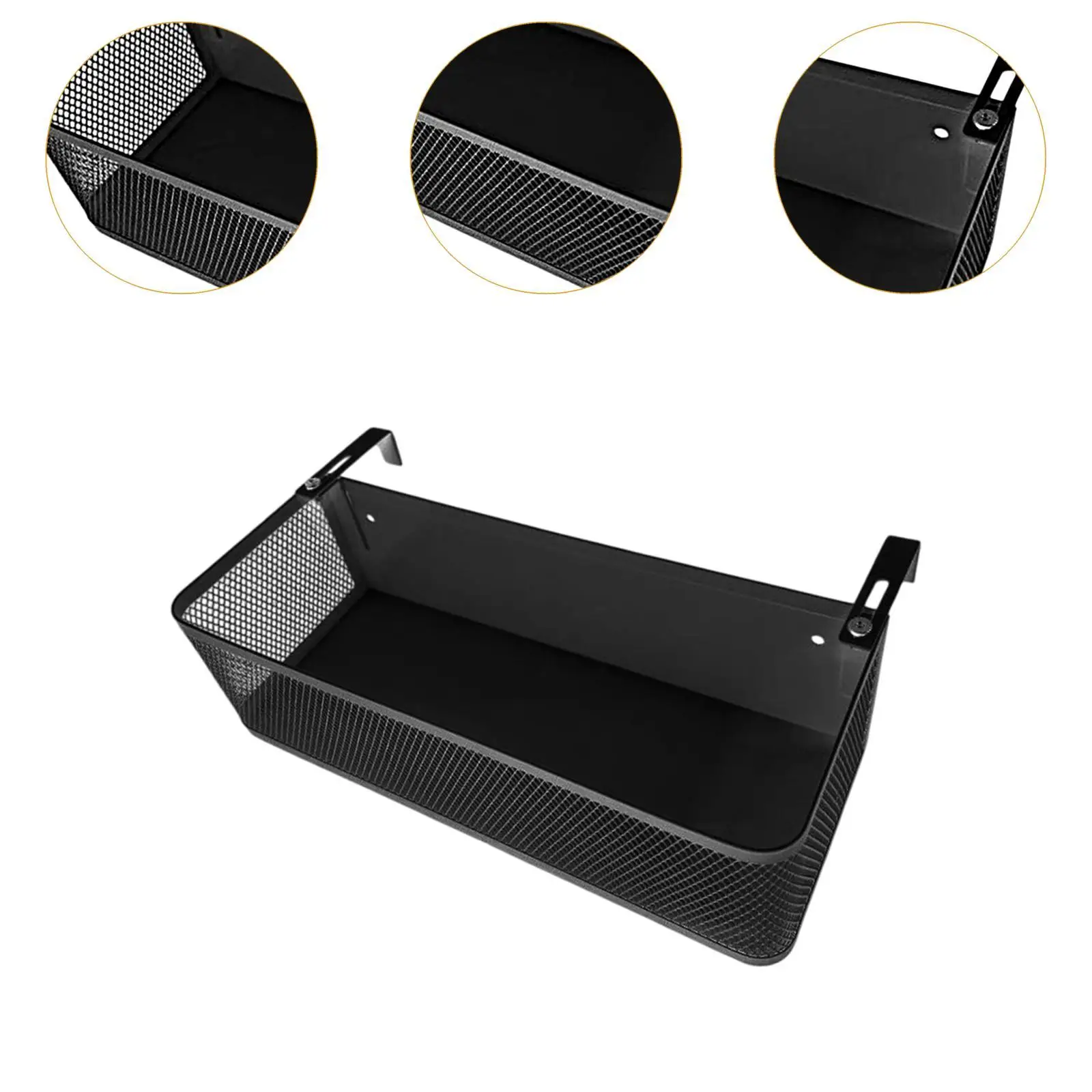 Office Desk Hanging Organizer Bedside Shelf Accessories Bedroom Hanging Shelf for Home Office Essentials Multifunctional Sturdy