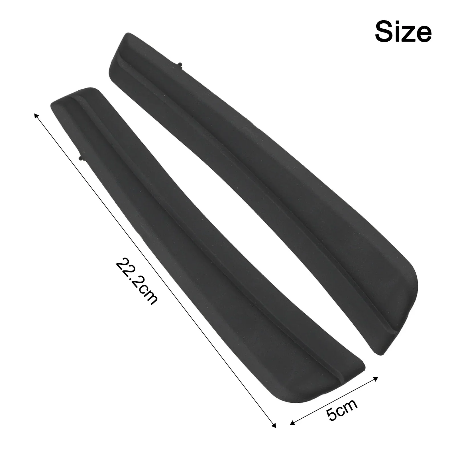 

2PCS Trims For Ford For Escape 2017-2019 Front Windshield Molding Cover Decor Panel Front Windshield Wrap Corner Trim