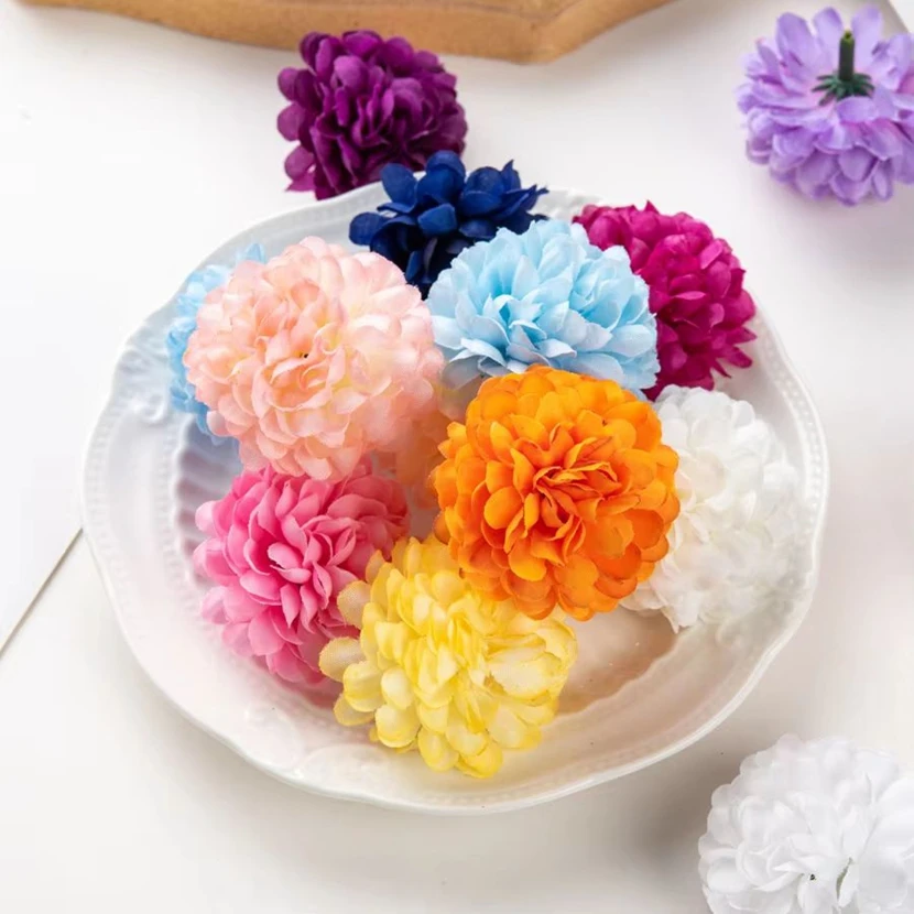 

100pcs/200Pcs Artificial Flower Silk Hydrangea Outdoor Garden Wall Wedding Bridal Bouquet Festival Party Home Vase Room DIY Gift