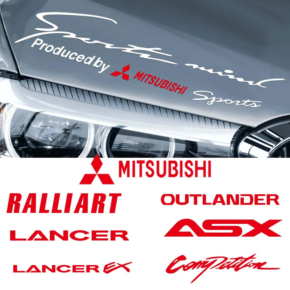 

Автомобильная лампа с логотипом, наклейка для бровей, авто фары, пленка для бровей, наклейка для Mitsubishi Ralliart Grandis Lancer Outlander Competition ASX