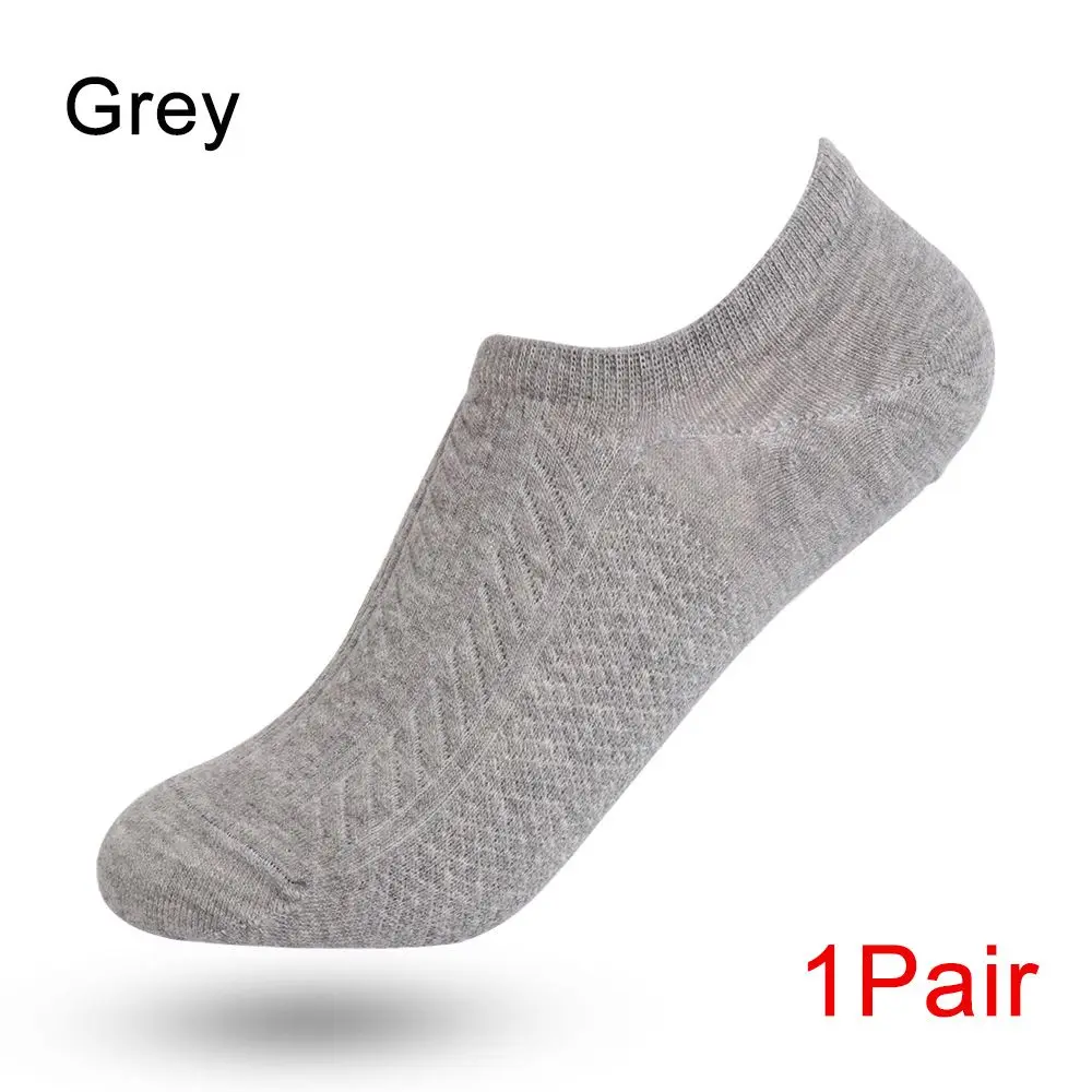 

1/3 пары эластичных дышащих невидимых хлопковых носков до щиколотки, мужские носки-лодочки