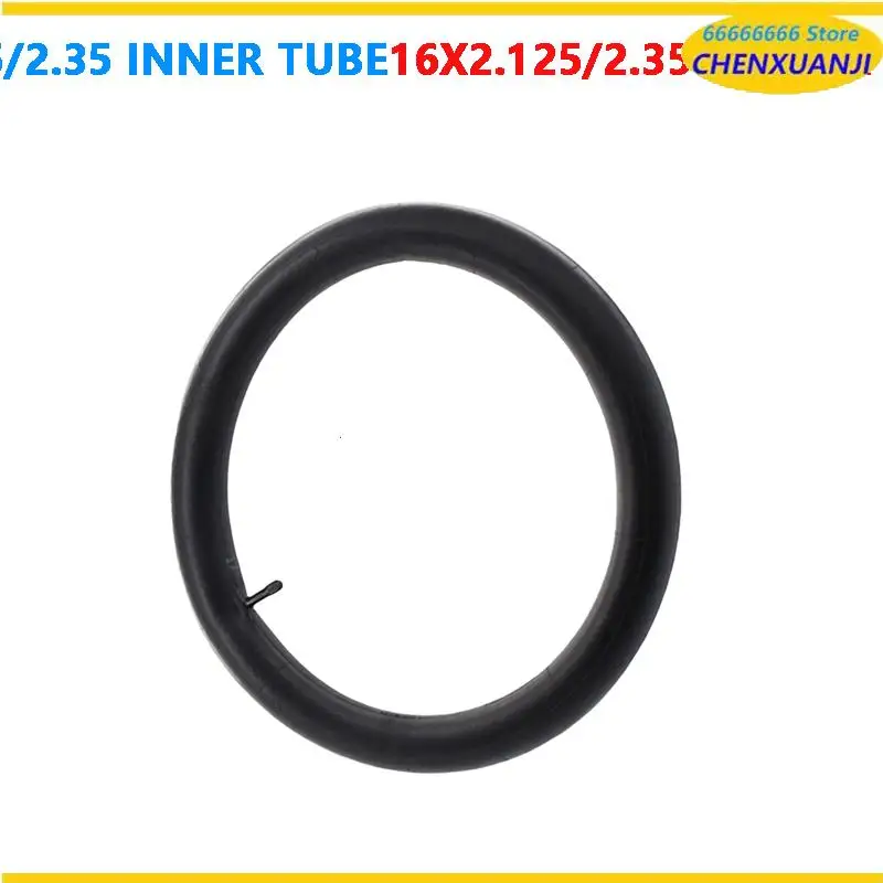 

Heavy Duty 16x2.125/2.35 Straight Mouth Inner Tube for Folding Bike Tire Accessories