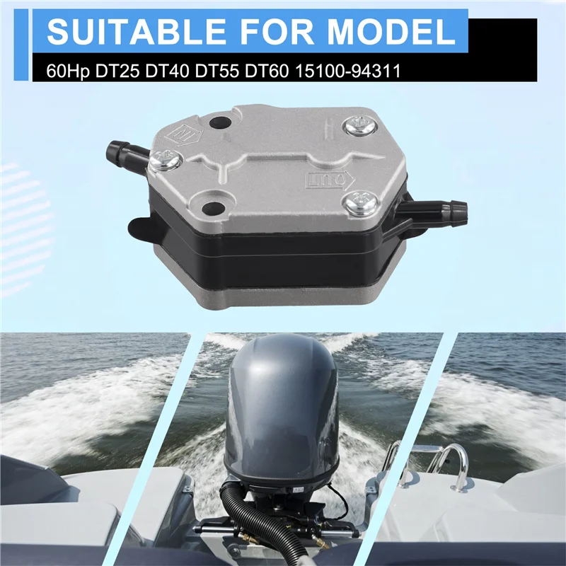 

Промиальный 1 шт. топливный насос в сборе для подвесного двигателя Suzuki 60 л.с. DT25 DT40 DT55 DT60 15100-94311