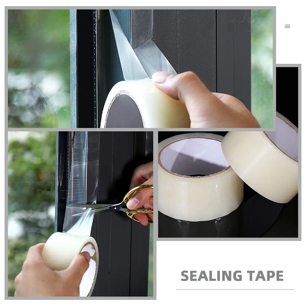 3 Rolls Window Weather Sealing Tape Heavy Duty Draft Stopper Thermal Insulation Keeps Warm Air in Energy Saving for Home Use
