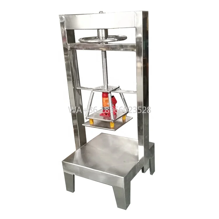 Prensa de tofu duro multifuncional Jack Pressure/máquina formadora y fabricadora de láminas de piel de cubo de tofu duro