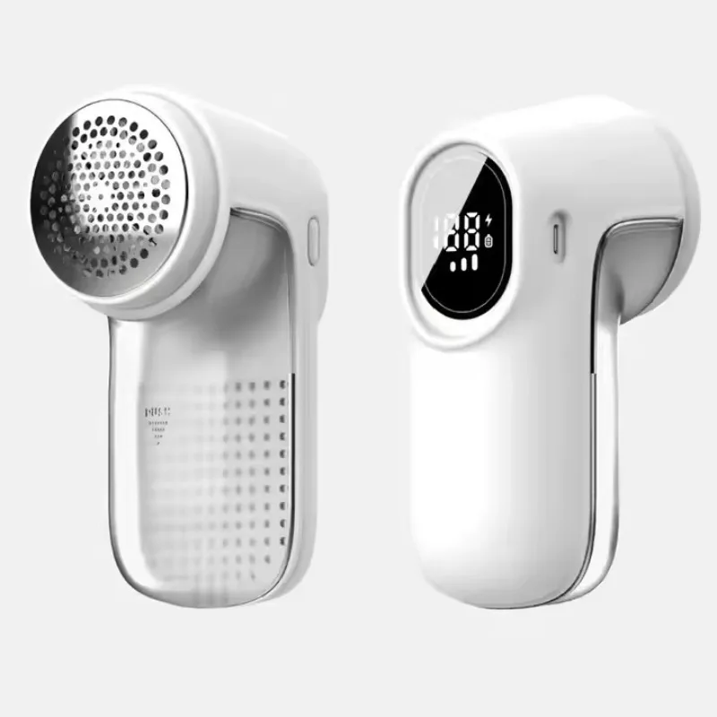 

Adjustable 3-Speed Rechargeable Lint Shaver Debobbler 6-Leaf Blade LED Light Fabric Material Bobble Remover Home Appliance