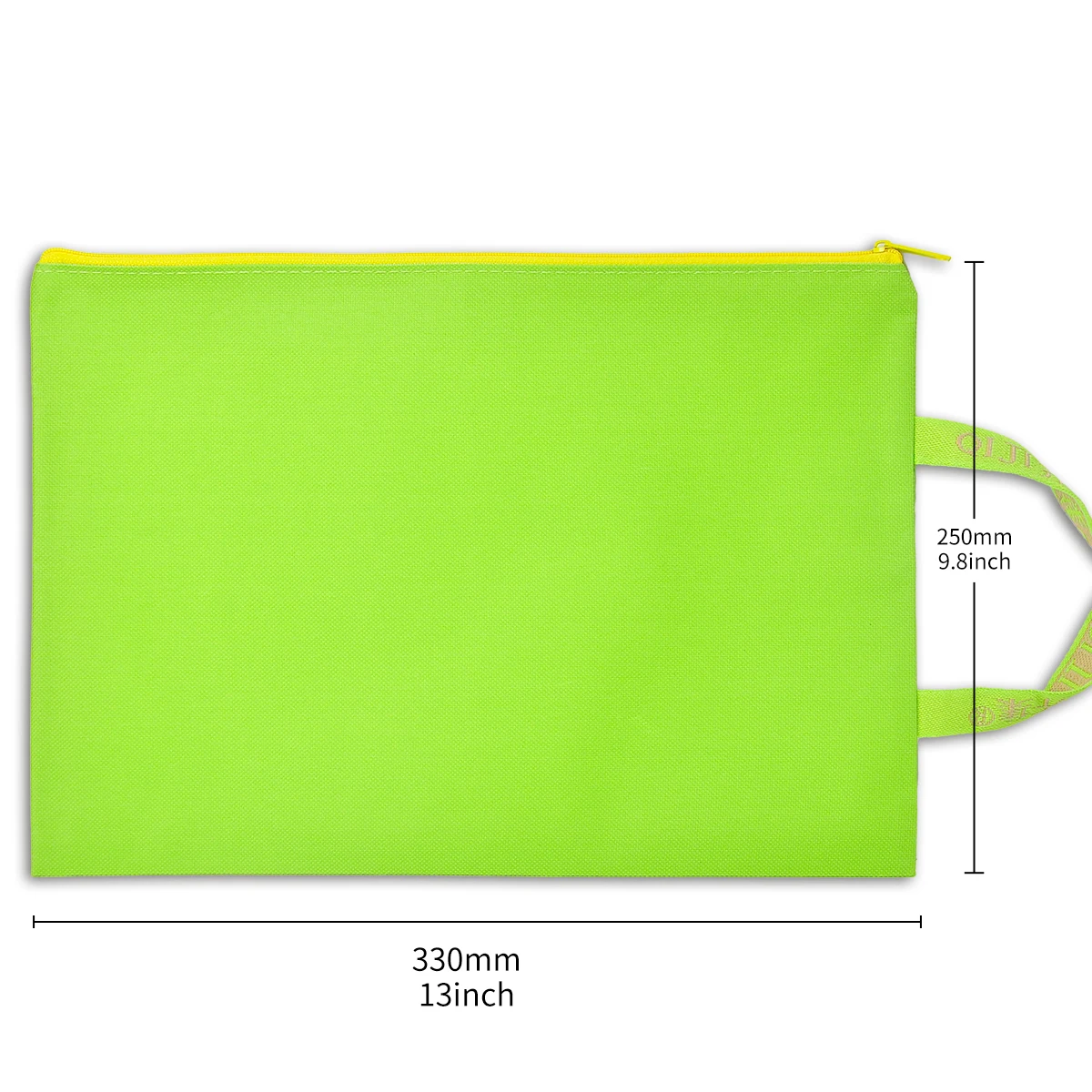 Green And Fresh Canvas Bag For Daily Storage,Large Capacity, Wear-Resistant,Convenient To Carry And Store Documents 5/10pcs