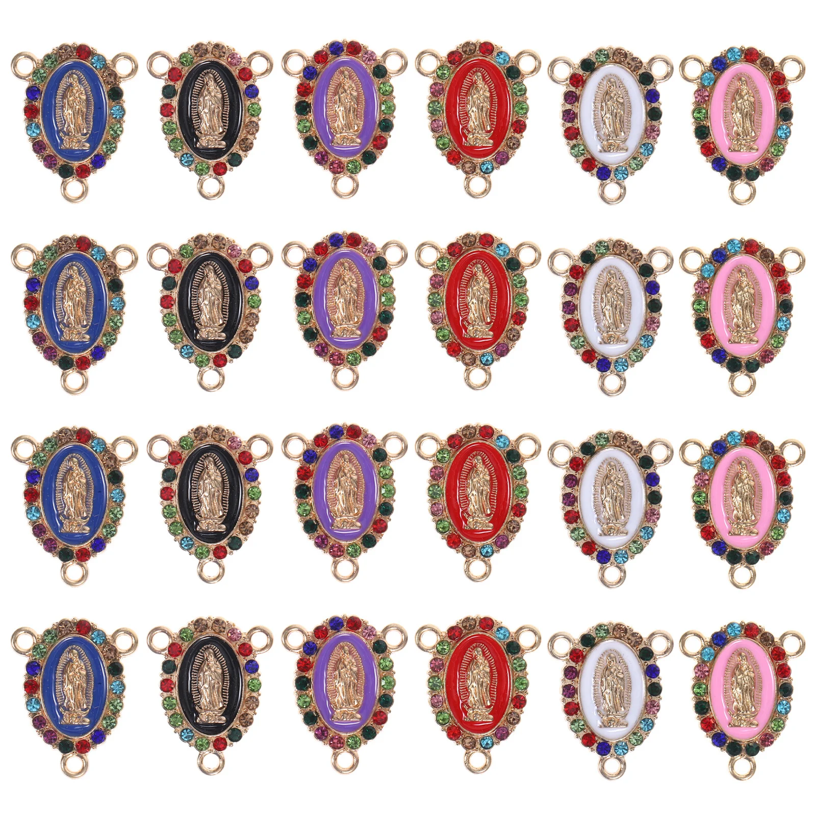 

24 шт., пасхальные подвески, аксессуары, креативные подвески Мэри для самостоятельного изготовления ювелирных изделий, подвески из сплава, ремесленные проекты, идея подарка