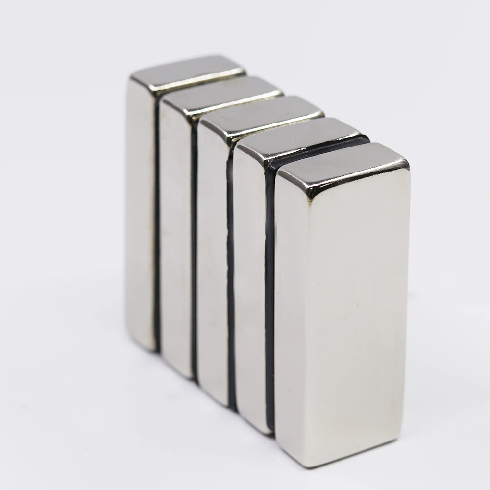 1/2/5/10Pcs 50x20x10 Neodymium Magnet 50mm x 20mm x 10mm N35 NdFeB Block Super Powerful Strong Permanent Magnetic imanes