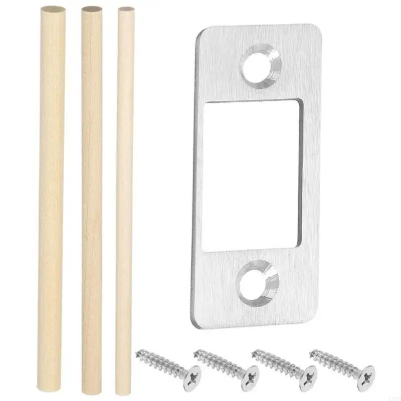 Stainless Steel Bolt Strikes Plate Replacement Door Reinforcement Plate L43B