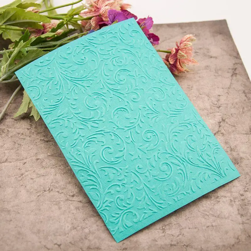 

97BA Plastic Embossing Folder DIY Craft Template Mold Stamp Stencils Scrapbook Paper Card Photo Album Making Tool Flower