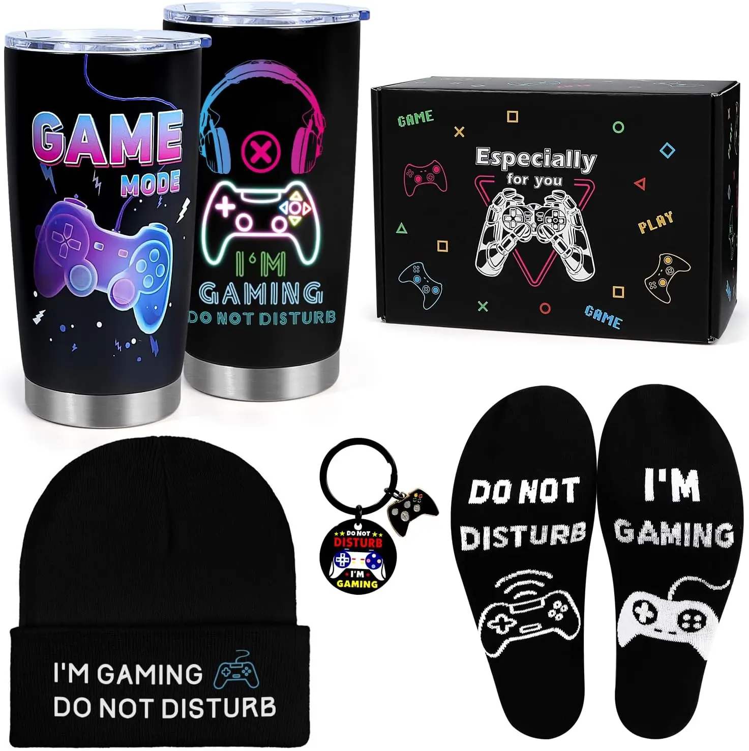 

Gamer Gifts,Gamer Gifts for Game Lover,Cool Gaming Gift for Teenage Boys Girls,Birthday Christmas Gift Box for Women Men,Gaming