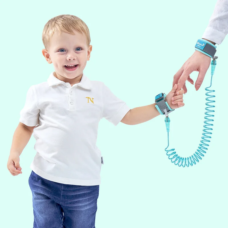 Anti Lost Wrist Link Baby Safety Kid Anti Lost Bracelet Outdoor Walking Anti-lost  Wristband Toddler Safety Leash with Key Lock