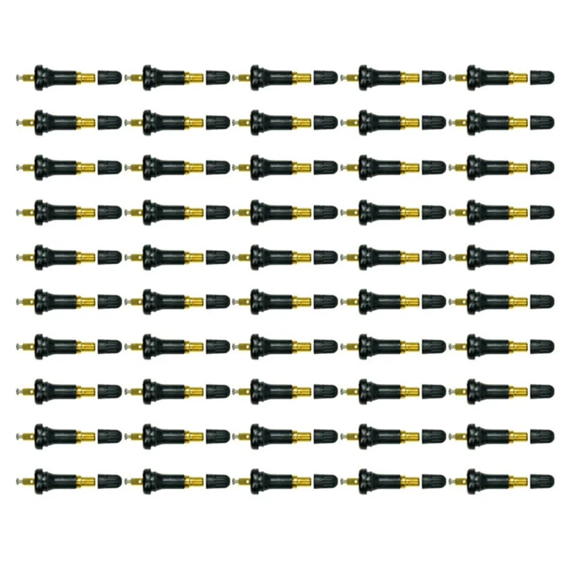 

Прецизионный датчик давления, 50 шт., стержень клапана, автомобильный резиновый обод для обычных двигателей, клапан контроля давления в шинах