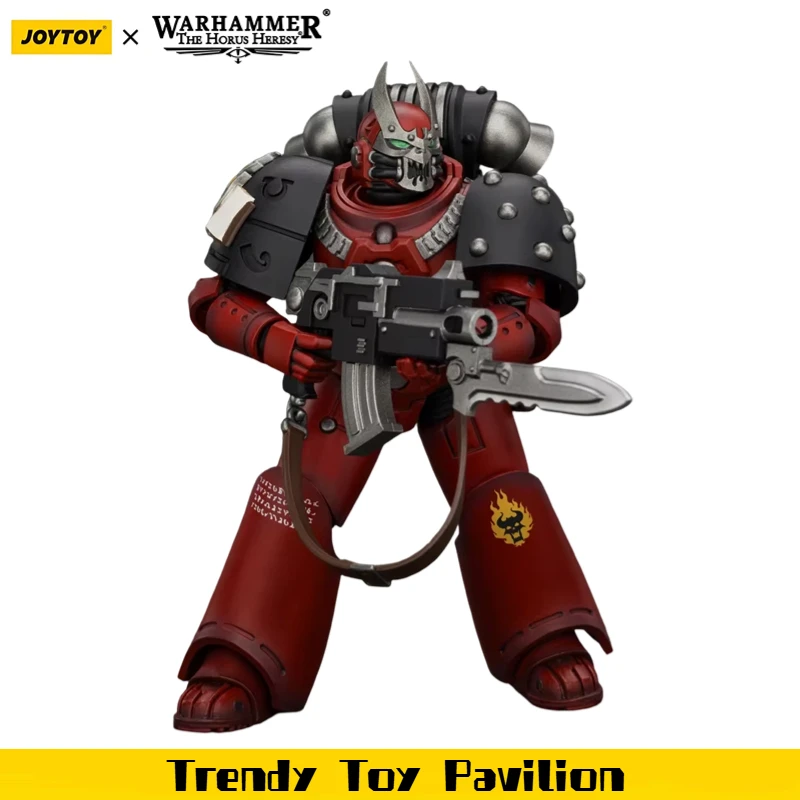 【Pre-sale】JOYTOY Warhammer 40K Word Bearers MkVI Tactical Sergeant with Power Sword and Plasma Pistol 1/18 Action Figure