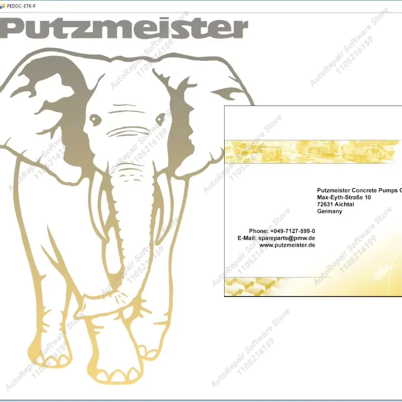 

For Putzmeister Spare Part & Documentation [05.2016] EPC Putz ETK Car Repair Too Diagnostic Tools
