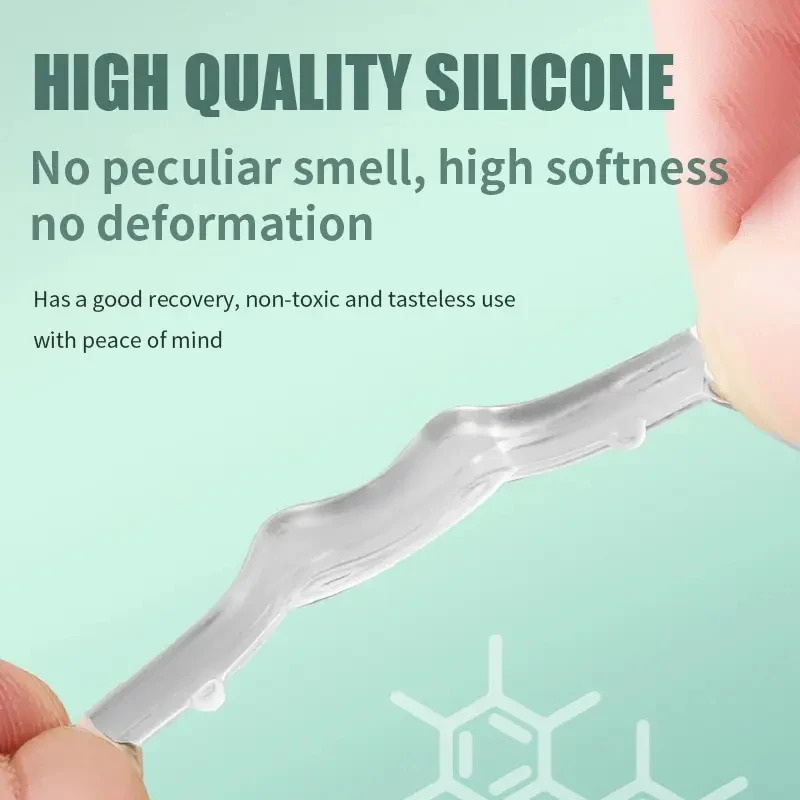 Correttore anti russamento Supporto magnetico per russare in silicone Mini portatile e facile Maniglia per naso con ventilazione morbida Facile da respirare Migliora