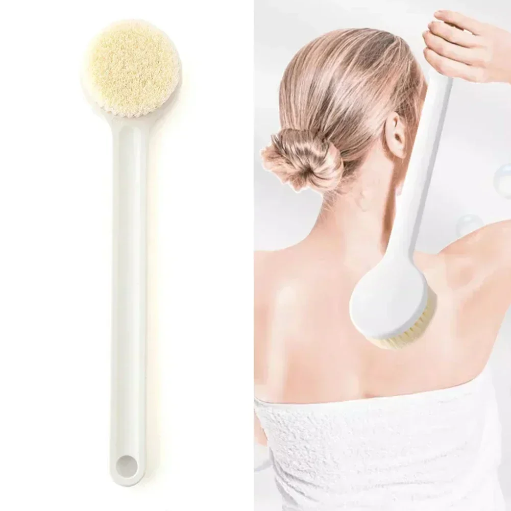 Long Handle Back Brush for Shower Soft Bristles Body Exfoliating Bath Brush Skin Health Shower Back Scrubber Dry Brushing