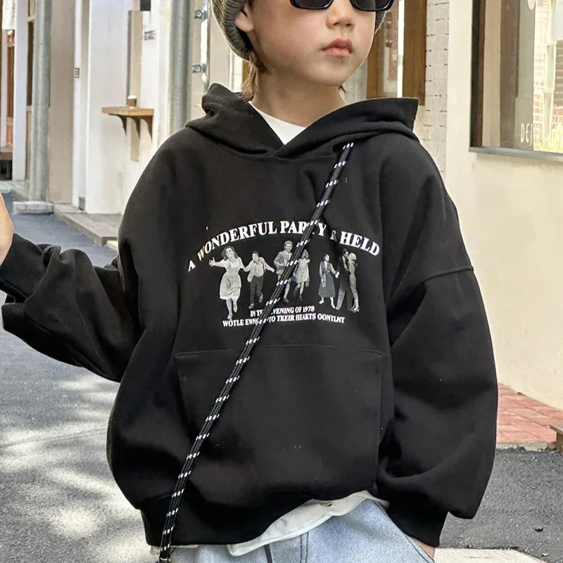 

Толстовки с капюшоном для маленьких мальчиков, детские топы с капюшоном, уличный пуловер для малышей, толстовка с героями мультфильмов, весна-осень 2021, детская одежда, повседневная одежда