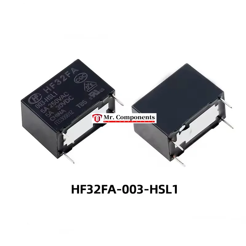 1PCS Relay HF32FA-024-HSL2 One set of normally open 4-pin 2-type pin positions 5A 250VAC HF32FA-012-HST HF32FA-003-HST New
