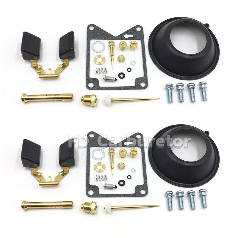 

2set For Yamaha Virago 750 XV750 1981 1982 1983 Carburetor Repair Kit Diaphragm Needle Float Gasket Parts