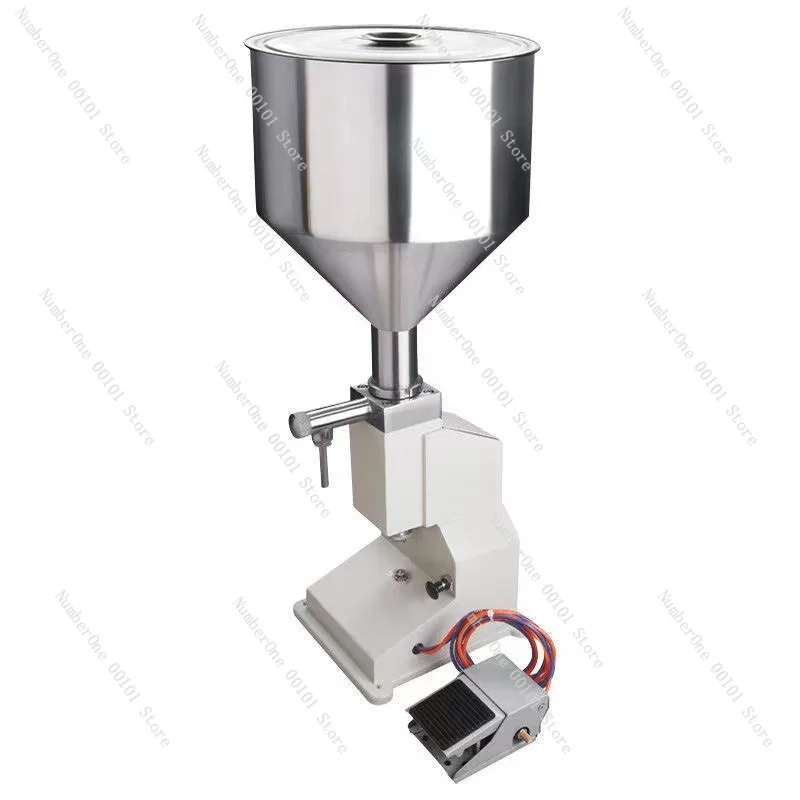 Compact Pneumatic Paste Liquid Filling Machine A02 Quantitative Dispensing Equipment for Cosmetics Honey Toothpaste Gel Cream