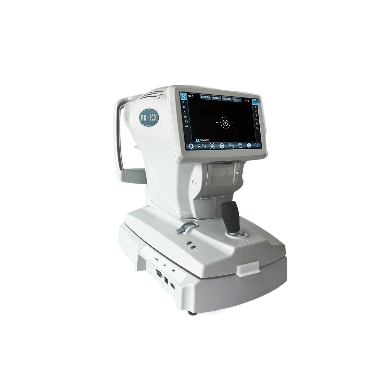 RK-800 9" Touchscreen Auto Tracking motorisierte Kinsteun Auto Ref/Keratometer Refraktometer mit Keratometer