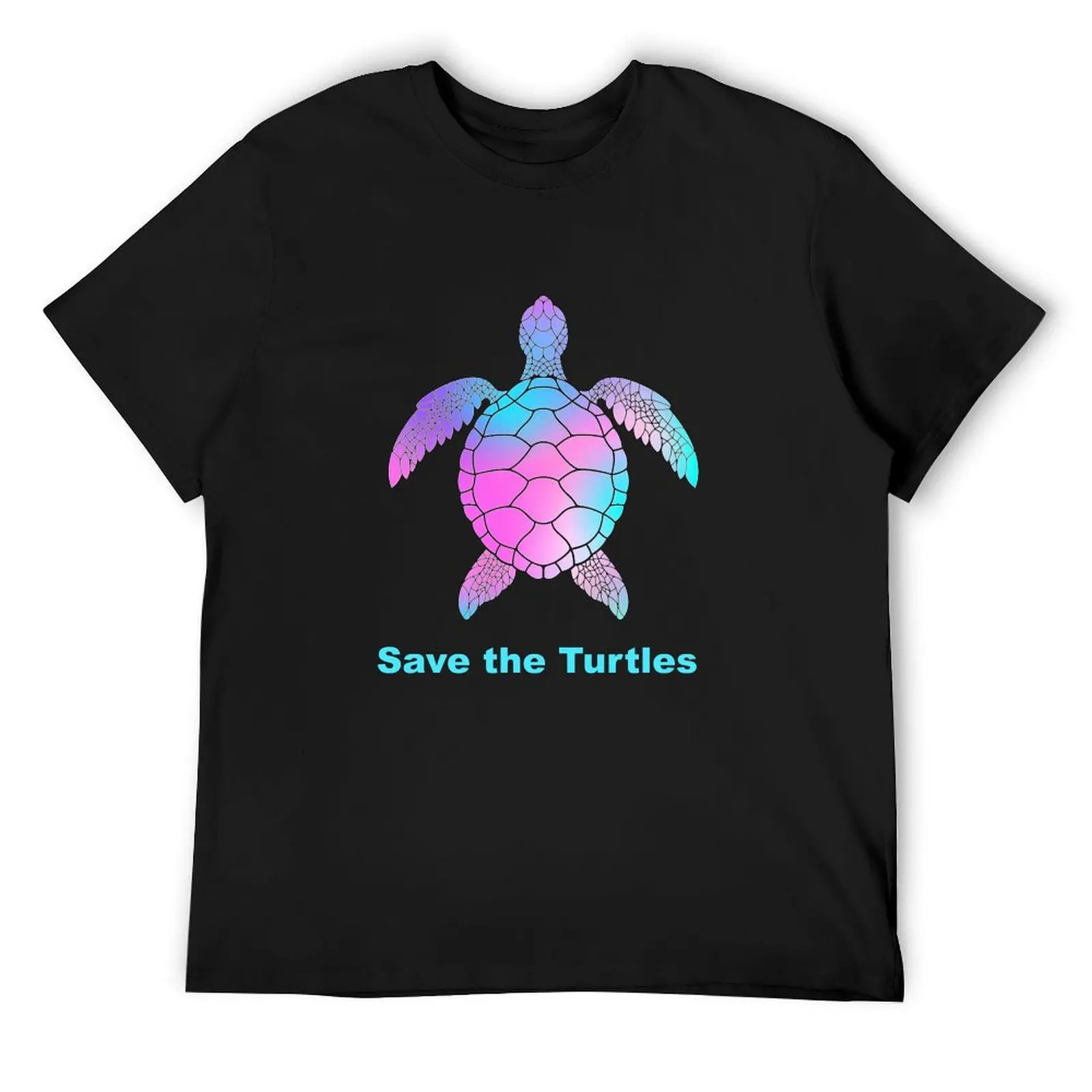 

Save the Turtles Turtle vsco T-Shirt blue lock tops anime figures oversized graphic tee vintage t shirt men