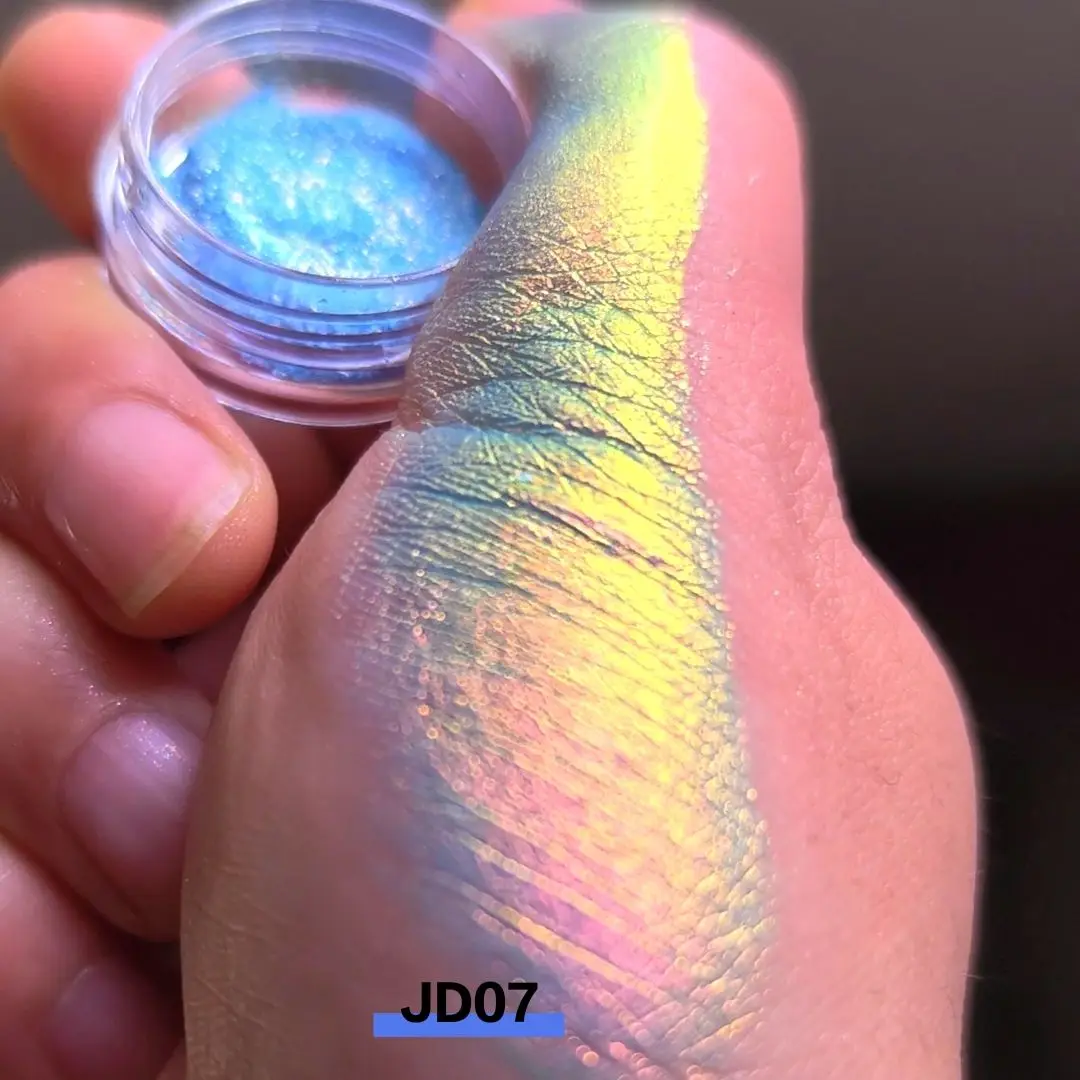 Candy Aurora Opal Rainbow Jelly Multichrome Loose Pigment Powder