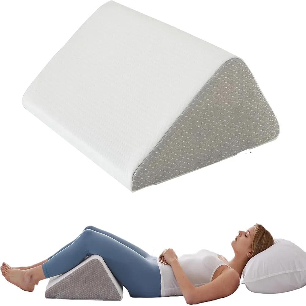 

1 Pieces Wedge Pillow Sleeping Body Positioners Turning Device Bedridden Leg and Knee Support Positioning Wedge Back Pillow