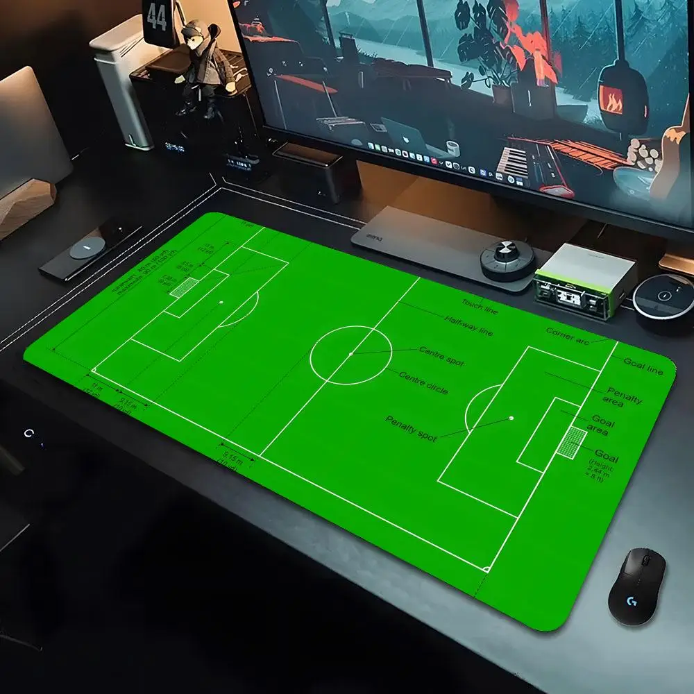 Football Field Mouse Pad xxxl Gamer Mousepad Large Mouse Mat Natural Rubber Desk Rug PC Desk 600x300mm Mats Design