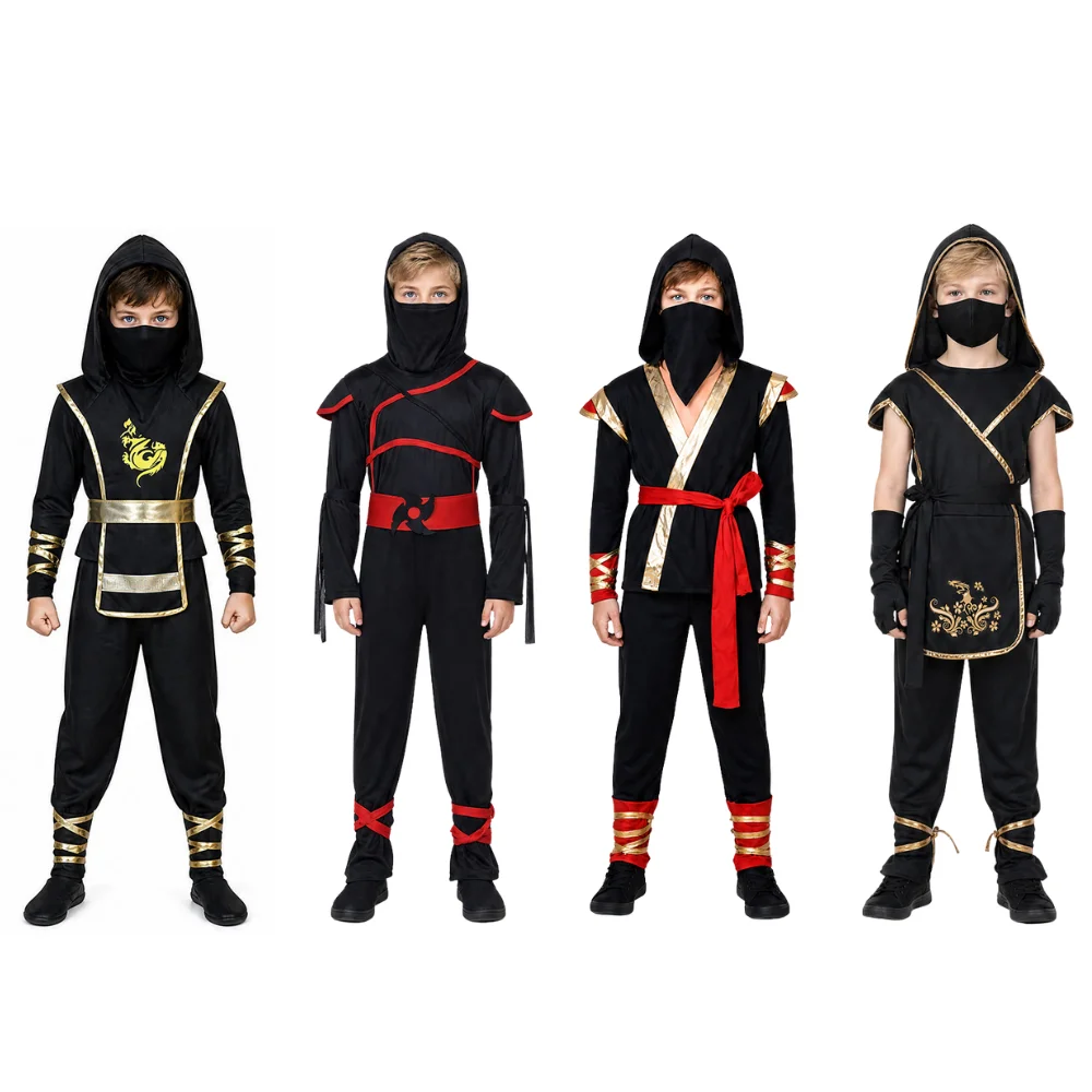 Anime Ninja Cosplay Costume Halloween Carnival For Samurai Costumes Dragon Ninja Suit Birthday Dress Clothes
