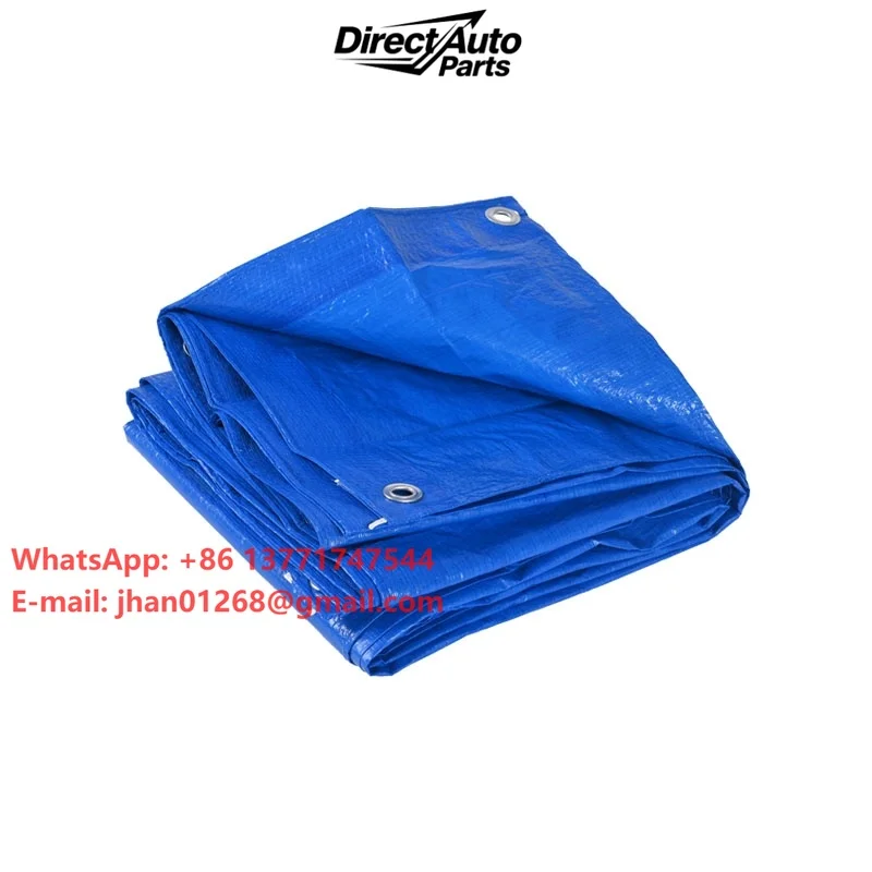 

Good Quality Best Price 4X4 Size Blue PE Tarpaulin for Truck Cover and Tire