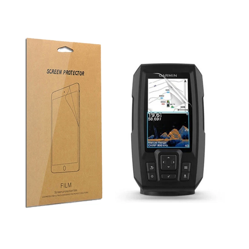 LCD Screen Protector Shield Film for Garmin Striker Vivid 4CV Accessories