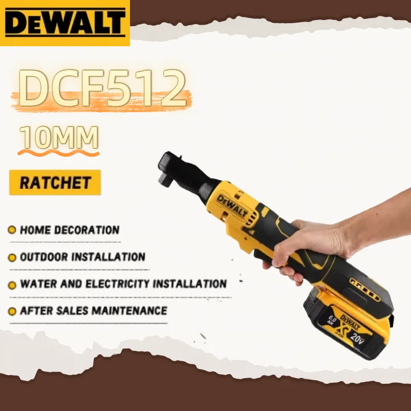 

Аккумуляторный гайковерт Dewalt DCF512 10 мм, многофункциональный, с регулируемой скоростью, бесщеточный, угловой, для аккумуляторов Dewalt